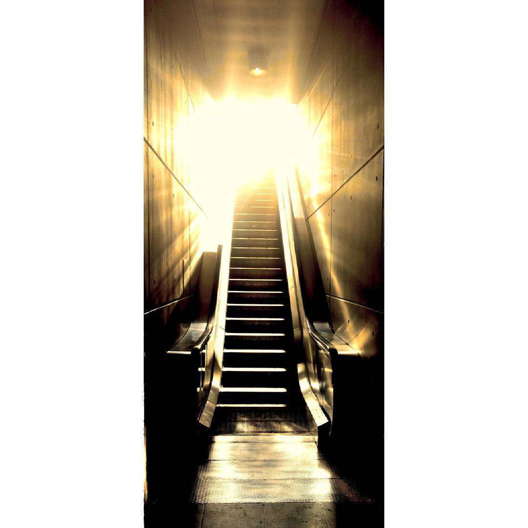 Una escalera